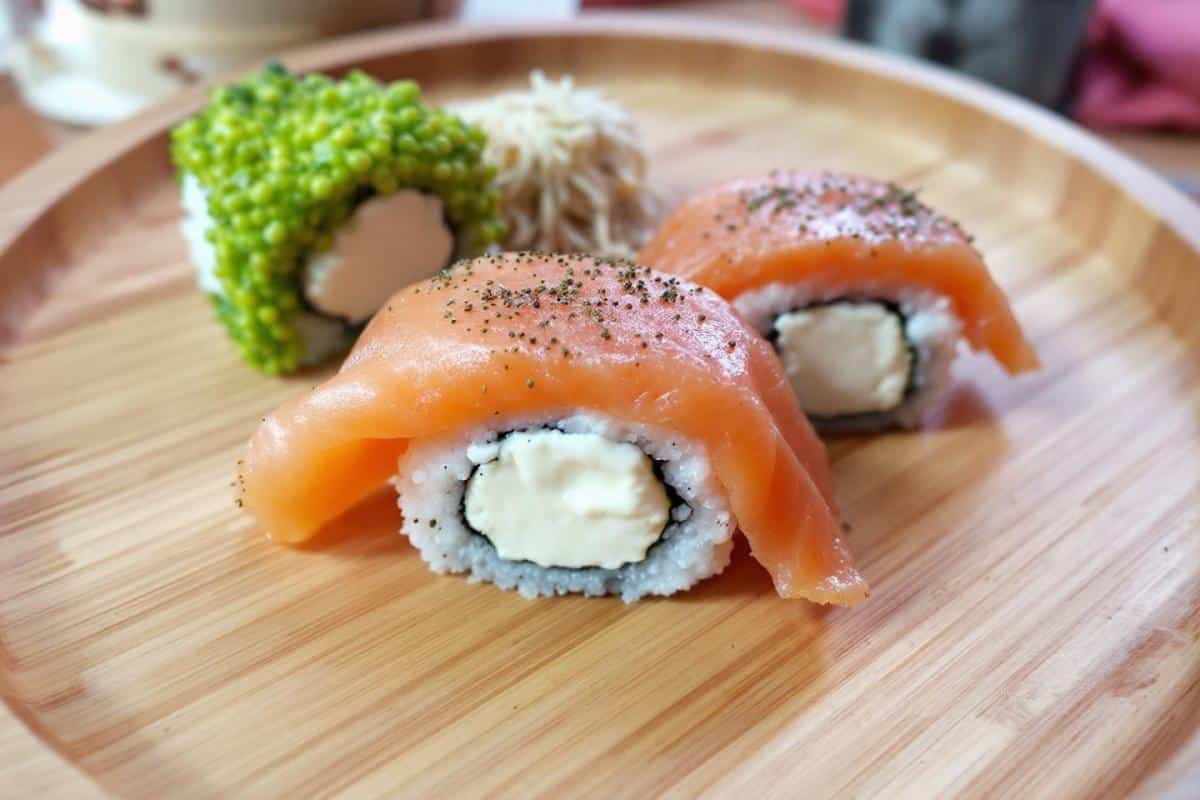 Quel fromage pour sushi saumon​ ?
